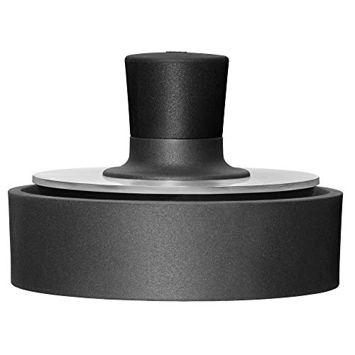 WMF BBQ Burgerpresse Edelstahl 12,5 cm Patties Uniforme para deliciosas, Hamburguesas, Vegetales, Prensa de Verduras, Acero Inoxidable 18/8, Negro