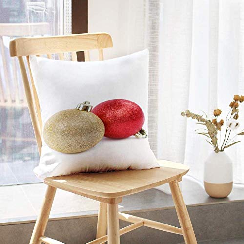 wonzhrui Christmas Decorative ThrowAlmohadas Cover, Chocolate Christmas Tree Stone Black Brown Cushion Cover for Bedroom Sofa Living Room 18X18 Inches
