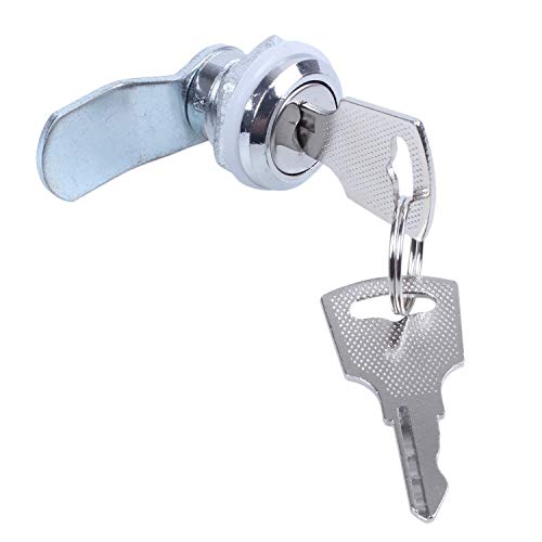 WOVELOT Cerradura Util para Taquillas, Buzones, Cajones, Armarios + Llaves