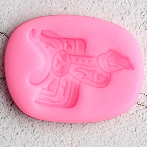 WQSD Molde de Silicona para Silla de Montar, Adorno para Tarta DIY, Herramienta para decoración de Tartas con Fondant, Molde de Arcilla polimérica, Caramelo, Chocolate, Fudge