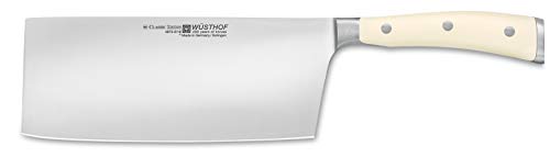 Wüsthof Classic Ikon Crème 4673-0/18 - Cuchillo de cocina (hoja de 18 cm, acero inoxidable, mango blanco)
