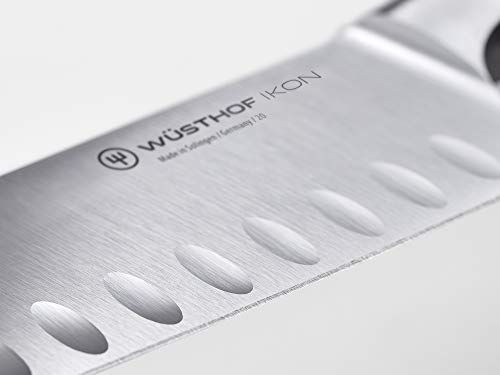 Wüsthof Santoku Ikon (1010531317) - Cuchillo de cocina asiático (hoja de 17 cm, mango de madera de granadillo)