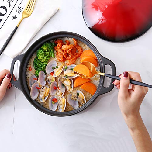 WZYJ Tajine con Tapa En Forma De Cono, Olla De Tajine De 20 Cm Cerámica Cacerola Plato Cacerola con Tapa, Sin Plomo, para La Cocina del Hogar,A