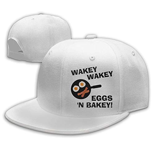 XaMiner Gorra De Beisbol Huevos y Tocino Sombrero Unisex Snapback Gorra de béisbol Sombrero Hip Hop