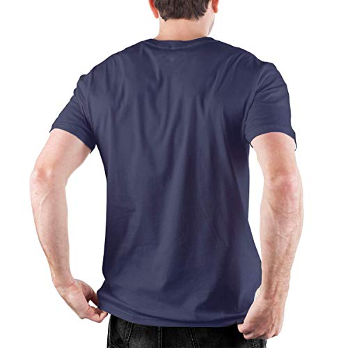 xinfub Camisa Cráneo Humano Simbolismo Cráneo y Huesos Cruzados Camiseta Casual de algodón para Hombre