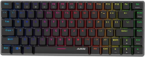 XIUYU AK33 RGB mecánica de Juego de Escritorio de Teclado Teclado Teclado de Pollo Teclado del Ordenador portátil