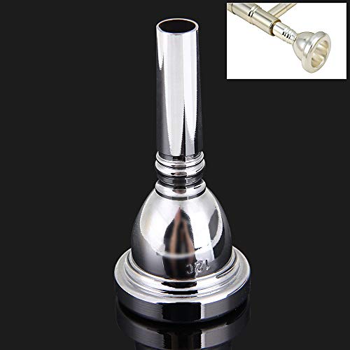 XuBa MX0070D - Boquilla para trombón barítono (alta voz, 12 C), dorado