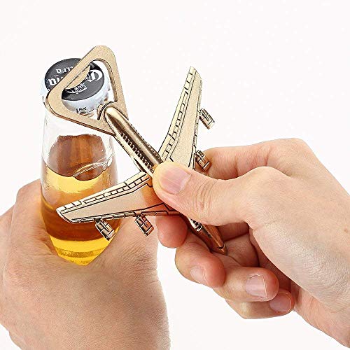XZANTE Paquete De 12 Abrebotellas Avión Caja De Regalo Abrelatas De Botella De Cerveza De Viaje De Avión De Aire Favor De Fiesta Decoraciones De Cumplea？os Boda