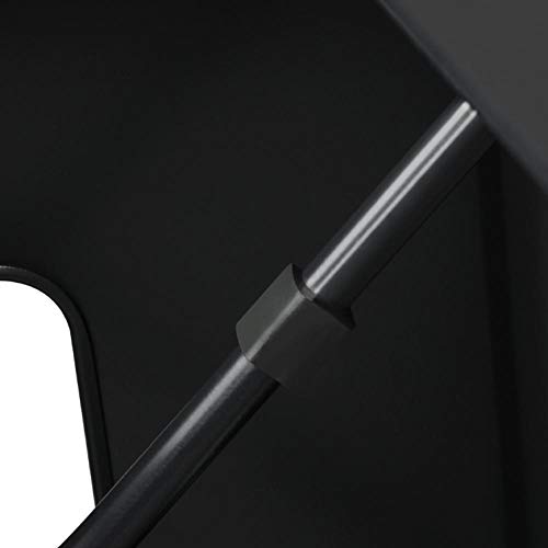 Yaheetech Set de 2 Taburetes de Bar Taburete Industrial Silla Métalalica para Bar Restaurante Cocina Altura 76,5 cm