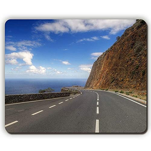 Yanteng Alfombrilla de ratón, Camino montaña Colina Marca Girar montaña Serpentina, Game Office Mousepad