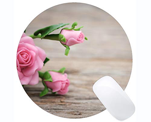 Yanteng Estera del ratón del Juego, Flor del corazón de la Tierra - Bordes cosidos