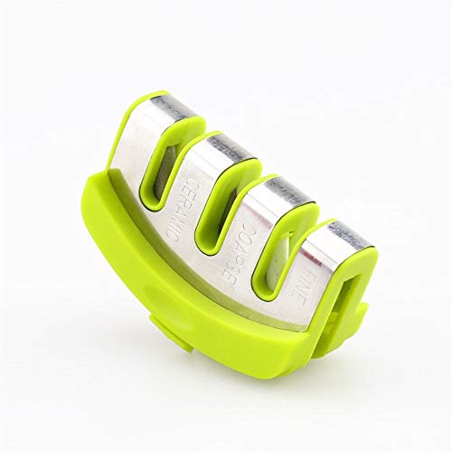 Ybqy Etapa 3 afilador de Cuchillos Ranura de Repuesto for el reemplazo (Color : Green Sapre Slot)