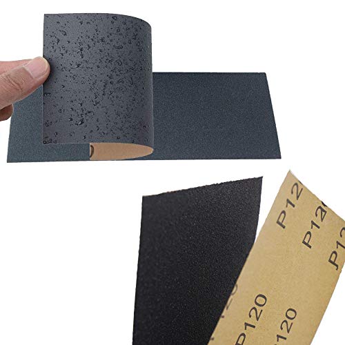 Yolococa Papel de Lija 120 a 3000 Grit Surtido Seco/al Agua para Muebles de Madera de Acabado, Metal de Lijado y Abrillantar Coche 16 Pieza