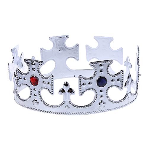 YoungerY Juguete Corona del Rey Príncipe Epifanía Día de los Reyes Magos Feliz Fiesta de cumpleaños Decoración