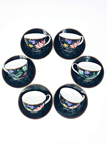 yourthedish - Juego de tazas de café y salsera (6 unidades)