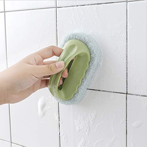 yyuezhi 3 Baño Cepillo Bañera Limpieza Esponja Cepillo Azulejo Cepillo Cocina Cepillo Hogar Cocina Baño Bañera Azulejo Piso Suelo Tareas Domésticas Suministros de Limpieza de Azulejos de Cocina