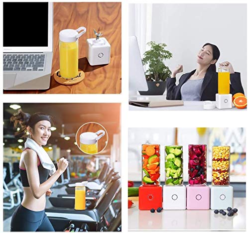 YZHM exprimidor eléctrico, máquina portátil de alimentos, mini carga USB doméstica pequeña máquina de zumo de bolsillo, vaso de jugo, máquina de leche de soja, máquina de batido de leche, naranja