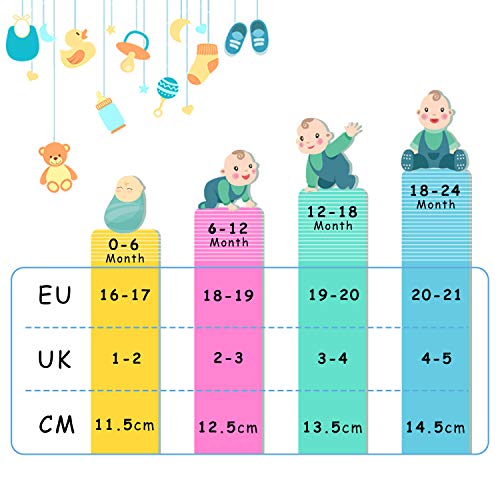Zapatillas de Cuero Bebe Niño Niña Blandos Flexibles Zapatos para Gatear Infantil Antideslizante Zapatitos Primeros Pasos Comodas Ligeros Pantuflas Bebé, Búho Gris 18-24 Meses