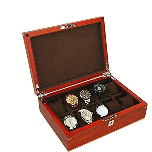 ZBHGF Agitador Reloj Caja Reloj Madera granorganizador granhombres y Mujeres Relojes Reloj Vitrina Titular