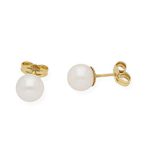 Zendel Joyas - Pendientes de oro y perlas Akoya de 9 mm - 9MM-AK
