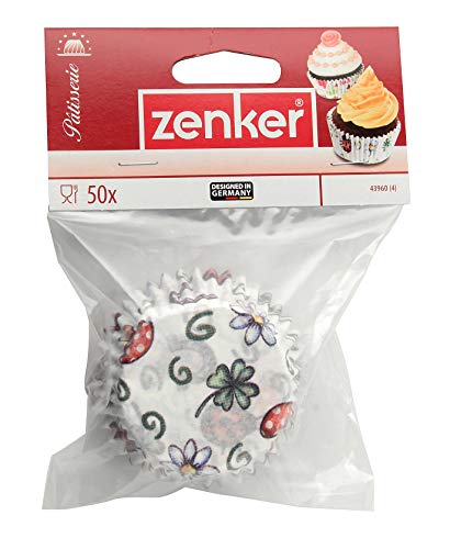 Zenker cápsulas 5x3cm, moldes, Papel para Magdalenas, Centimeters