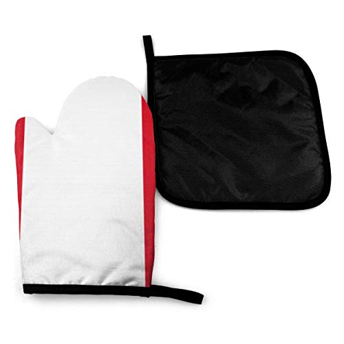 ZHSL Flag of Peru Inicio Guantes para Horno - Guantes Resistentes al Calor para ollas para cocinar en la Cocina