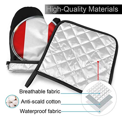 ZHSL Peru Home Oven Mitts Guantes Resistentes al Calor para ollas para cocinar en la Cocina