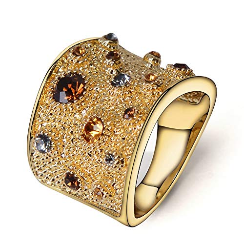Zodiark Jewellery - Anillo de cóctel con Elementos de Swarovski, diseño de Boho Chic