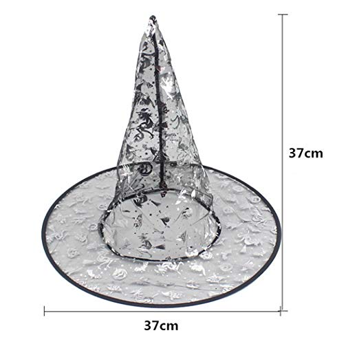 Zoylink 6PCS Sombrero De Bruja Sombrero De Traje Decorativo De Gasa Cosplay Headwear Halloween Prop