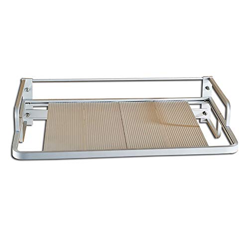 ZYFA Pared Estanterías para Horno microondas, Soporte de Pared la Cocina,Estantes De Almacenamiento,Aleación de Aluminio