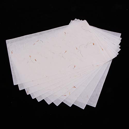 10 Unidades Cartas de Escritura Papel Sobres Tarjeta de Regalo para Aficionados a Cultura China - Estilo Azafrán