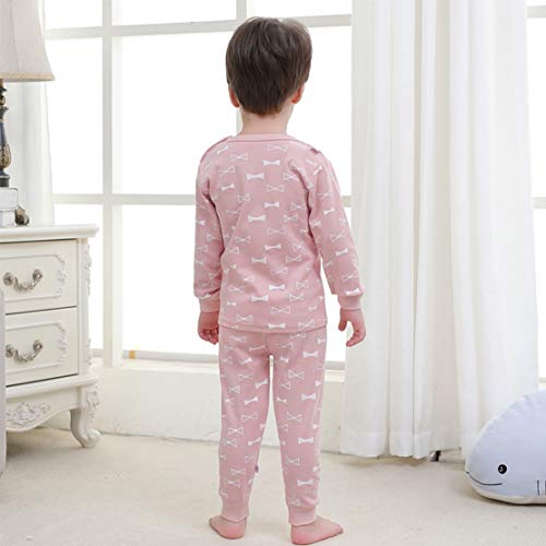 100% algodón Baby Boys Pijamas Set Ropa de Dormir de Manga Larga (6M-5 Años) (Tag50 (6-12 Meses), Patrón 8(Cintura Alta))