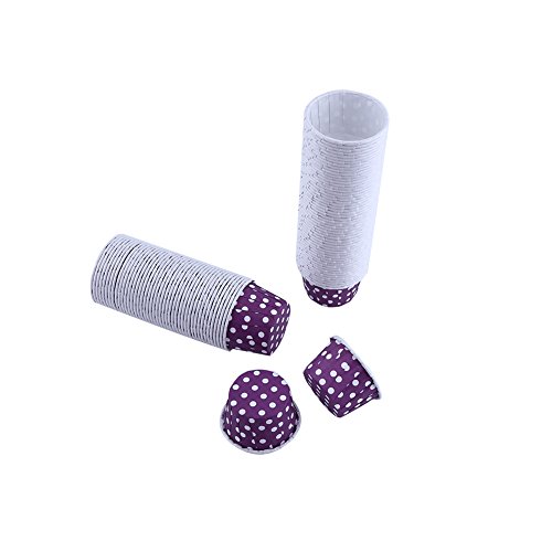100 piezas de moldes, moldes de papel para magdalenas, Cupcake Wrappers tazas de soportes para casos de cupcake muffin cupcake Liners, Cupcake Moldes de papel casos color