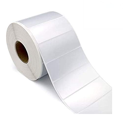 1000 Piezas Etiquetas Multiuso de Nombre, Etiquetas de Alimentos para Congelador, Etiquetas Adhesivas Blanco, en Blanco, en Rollo, Etiquetas para Congelador, para Oficina, Cocina, Mermelada (Blanco)