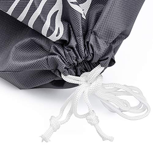 12 Piezas Bolsas de Zapatos Impermeable Bolsa a Prueba de Polvo Zapatos Bolsa para Zapatos de Viaje Bolsa de Acabado con Ventana Transparente y Dibujar Cadena de Lazo para Tacón Alto Zapatos Sandalias