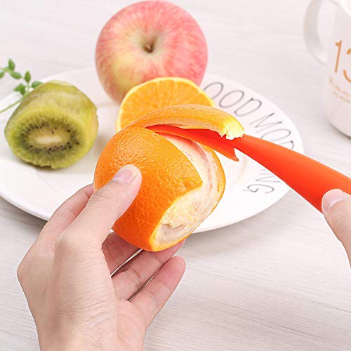 1PC Nueva Cocina Cortador De CíTricos De Naranja Fruta Herramientas Peeling Pelador Desgranadora De Pelado De La MáQuina De Cortar