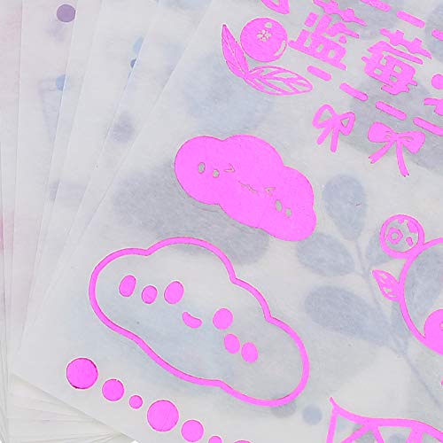 2 cajas de cinta decorativa de estilo púrpura, cinta washi de enmascarar y pegatina con patrón de dibujos animados para planificadores de revistas de balas, álbumes de recortes, manualidades
