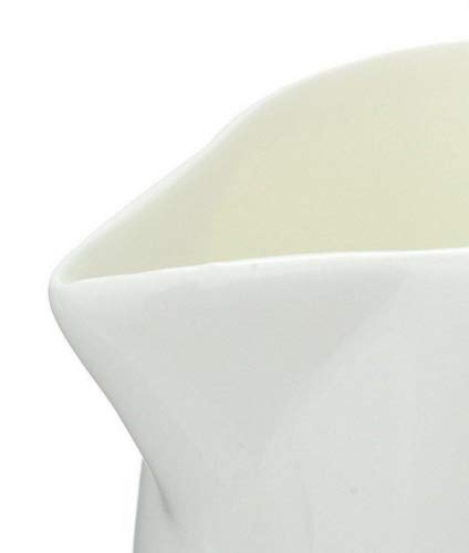 2PCS 125 ml blanco pequeñas de cerámica jarra de leche cocina verter café crema taza de salsa por +ing