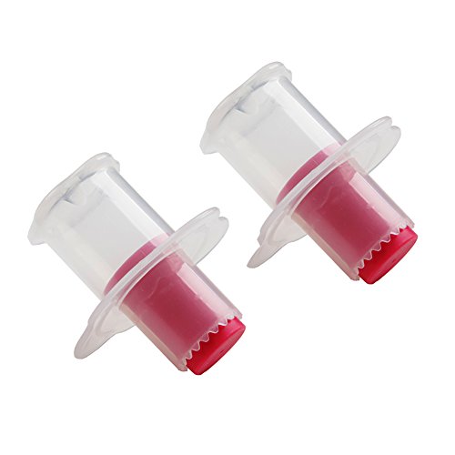 2pcs plástico Cupcake sacatestigos cortador de émbolo para tartas de cavar agujeros dispositivo, horno herramientas para tartas, color al azar