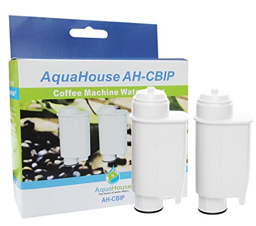 2x AquaHouse AH-CBIP Compatible para Brita Intenza + / Philips Saeco CA6702 / 00 Cartucho de filtro de agua para Philips, Saeco, Lavazza, Gaggia Cafeteras