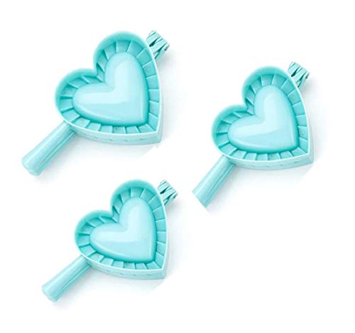 3 moldes para raviolis con forma de corazón - Cocina - Moldes - Pasta - Diferentes tamaños - Gnocchi - Dolces - Salados - Rellenos - Casa - Utensilios - Color aleatorio - Idea de regalo para el hogar