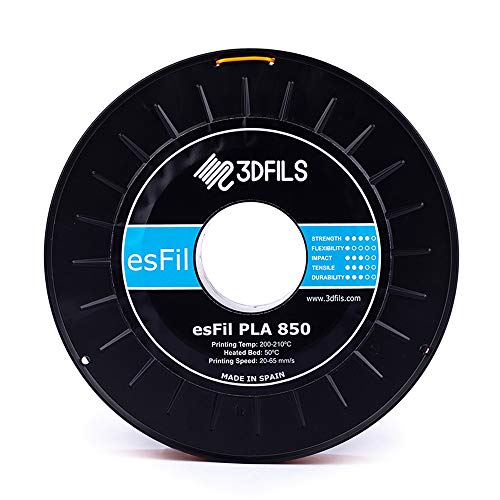 3DFILS - Filamento PLA para impresión 3D esFil PLA INGEO 3D850: 1.75 mm, 750 g, Naranja