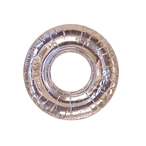 40 piezas de papel de aluminio redondo quemador de gas cubiertas para horno al por mayor 7.5"