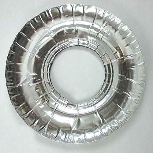 40 piezas de papel de aluminio redondo quemador de gas cubiertas para horno al por mayor 7.5"