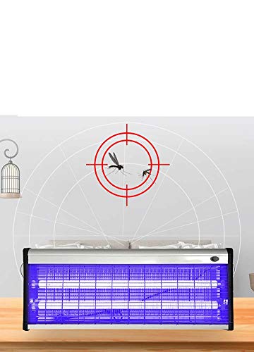 40W Bug Zapper-Pest Repelente Control-Strongest Indoor 2800 V UV Lámpara Flying Fly Insecto Asesino Mosquitos Moscas Asesino Repelente Trampas Eliminador Atrapar señuelo Zap mata Mosquito Aire libre