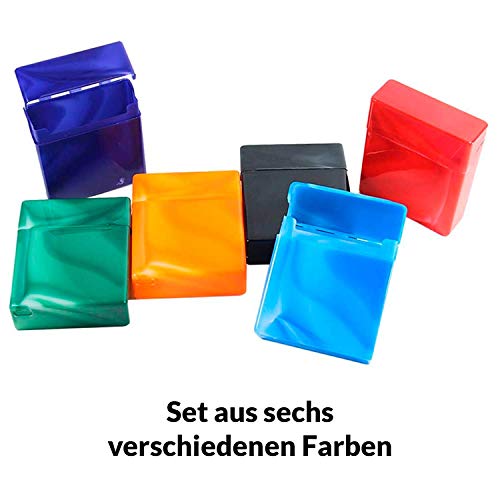 6 cigarrillos caja de cigarrillos Caja grande sin barra de mármol 25 - conjunto de 6