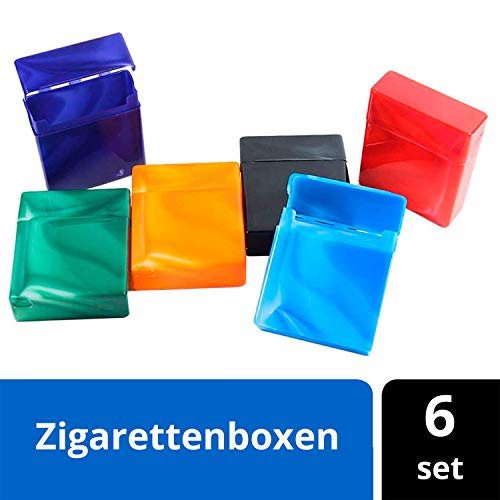 6 cigarrillos caja de cigarrillos Caja grande sin barra de mármol 25 - conjunto de 6