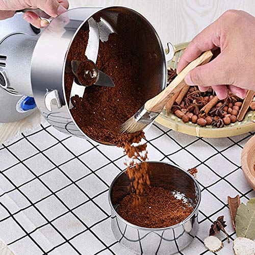 600G grano amoladora de hierbas Spice Mill polvo de la perla fábrica de alimentos en seco la máquina trituradora de velocidad ultrarrápida de la especia inteligente Cereal oscilación eléctrica tritura