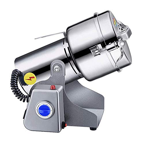600G grano amoladora de hierbas Spice Mill polvo de la perla fábrica de alimentos en seco la máquina trituradora de velocidad ultrarrápida de la especia inteligente Cereal oscilación eléctrica tritura