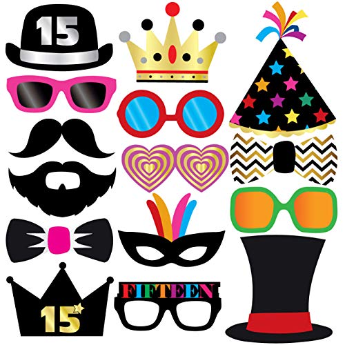 Accesorios para fotos de 15 cumpleaños